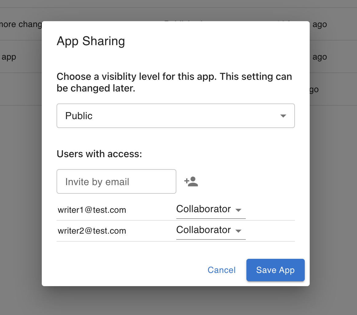 App Sharing